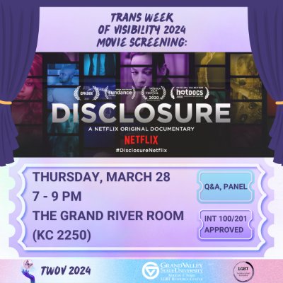 TWOV 2024: "Disclosure" Film Screening and Panel